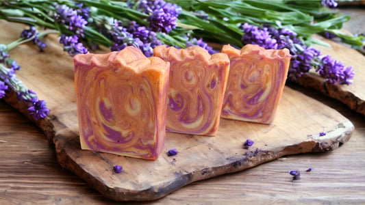 Lavender Orange Burst